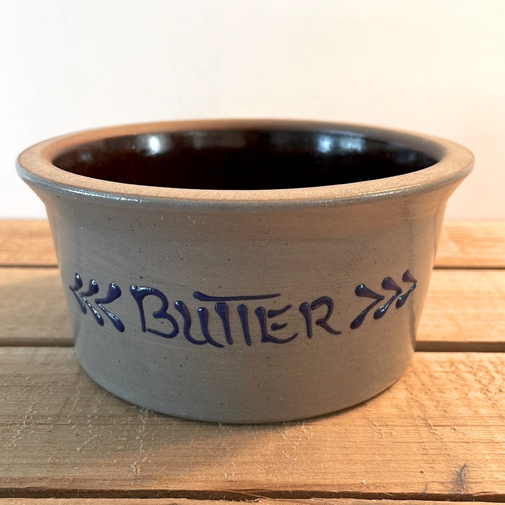 Salt Glaze Butter Crock